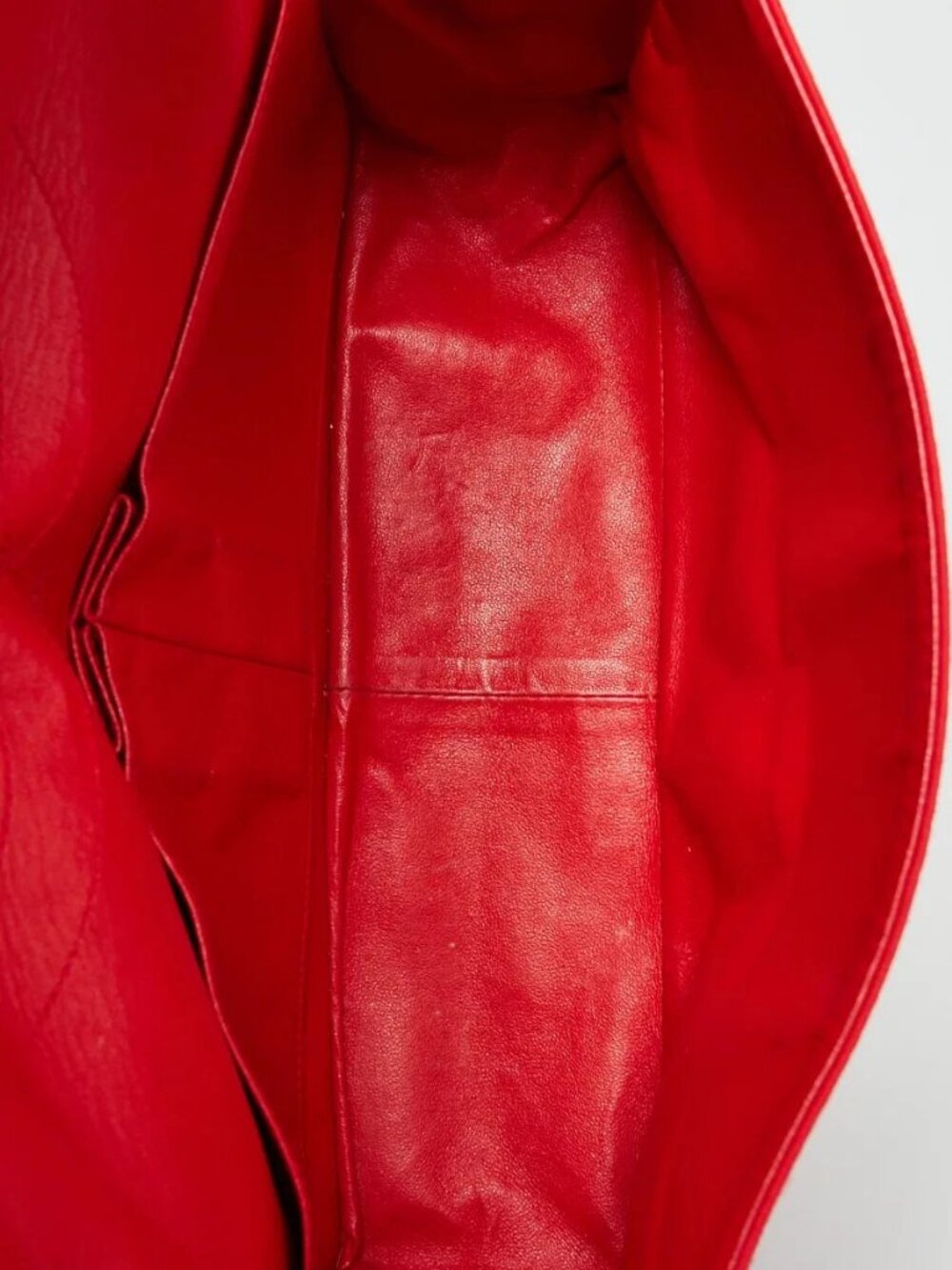 Chanel Red 2.55 Reissue Quilted Classic Jersey Leather 227 Jumbo Flap Bag - Picture 8 of 12